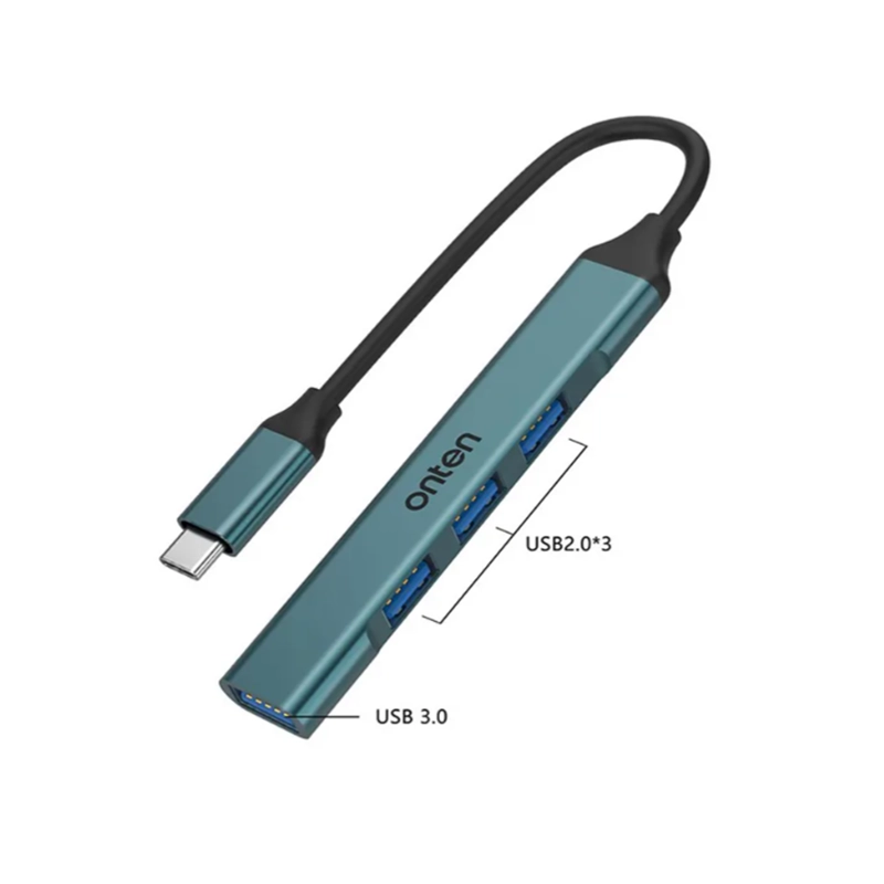 هاب تایپ سی 4IN1 ONTEN مدل OTN-9701